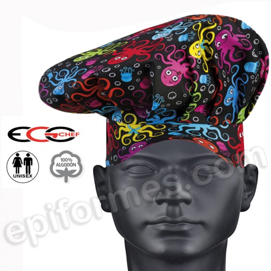 Gorro egochef pulpos