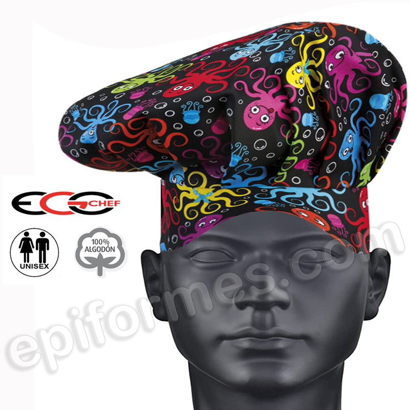Gorro egochef pulpos