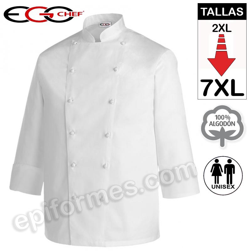 Chaqueta Cocina Talla Extra