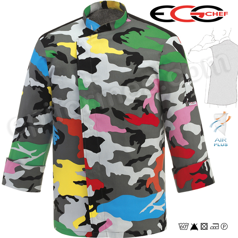 Chaqueta Cocinero egochef camuflaje