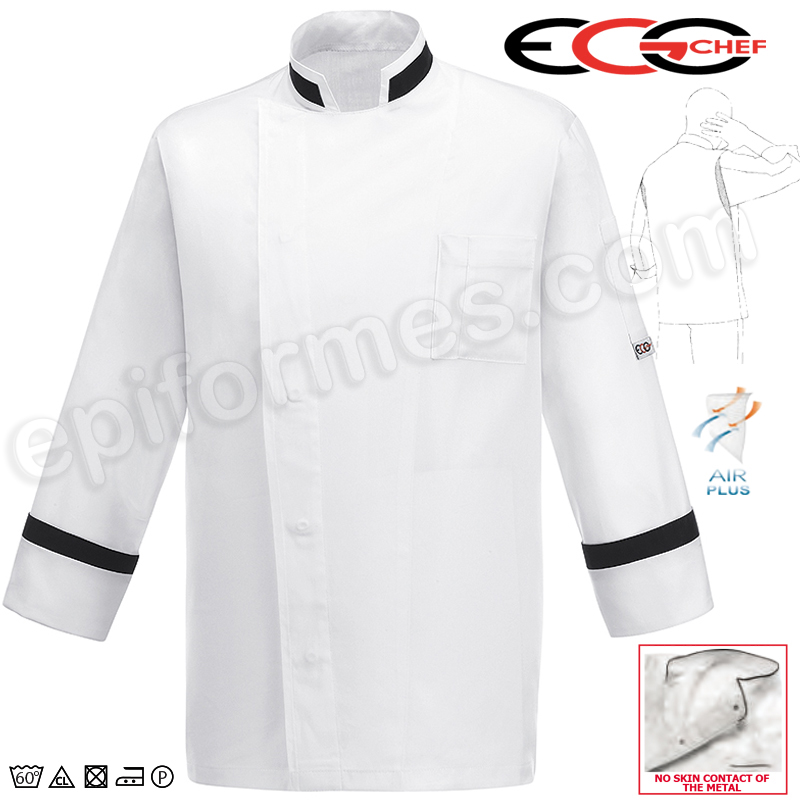 Chaqueta cocina Square Neck