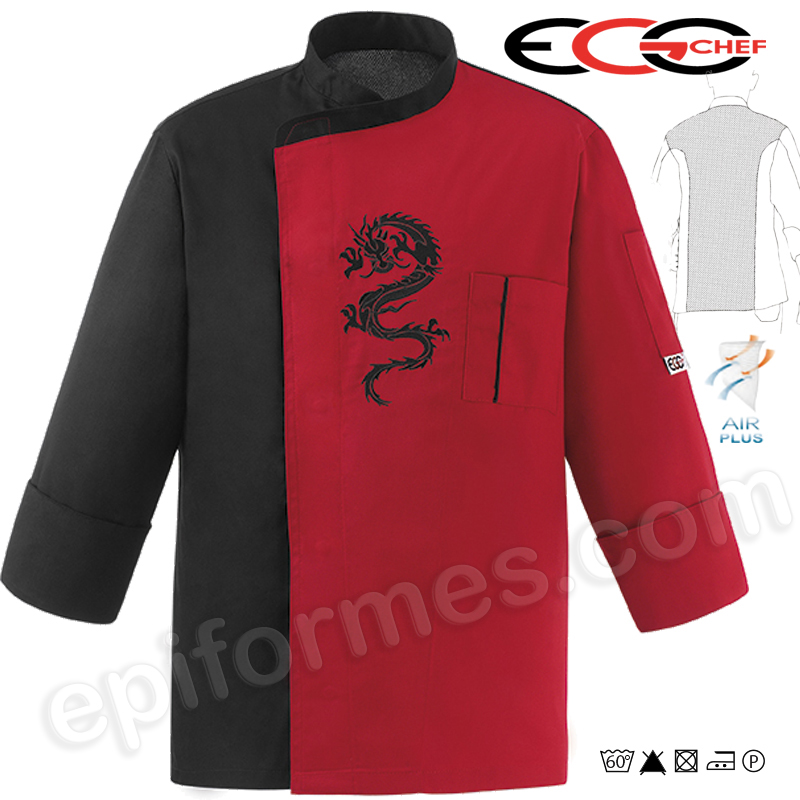 Chaqueta cocinero dragón