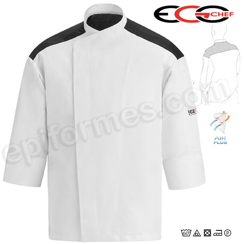 Chaqueta de cocina,  First Future blanca