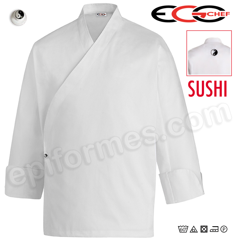 Chaqueta de Cocinero  Sushi white