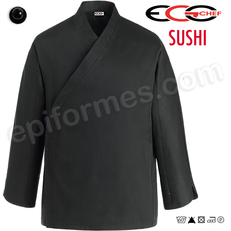 Chaqueta de Cocinero Sushi Black