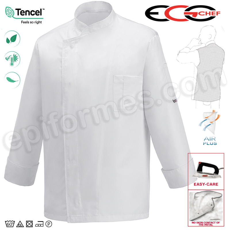 Chaqueta cocina ecosostenible banca