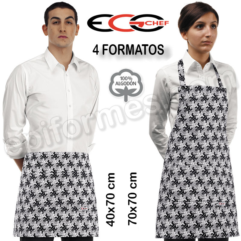 Delantales Egochef Modelo geko