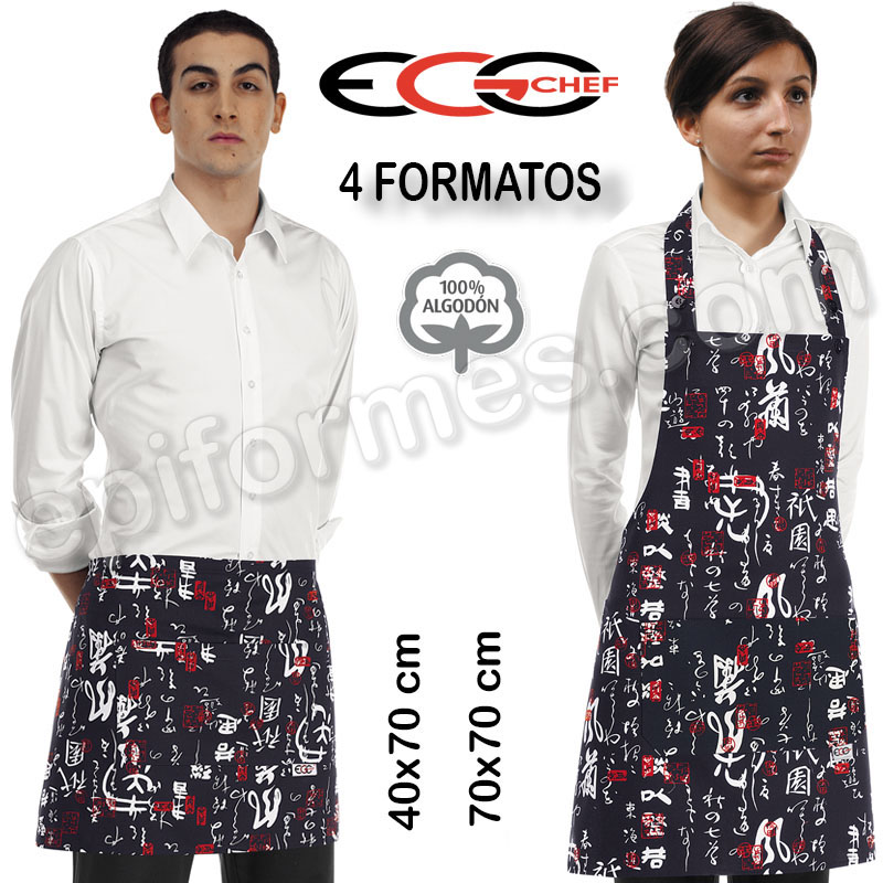 Delantales Egochef Modelo Japón