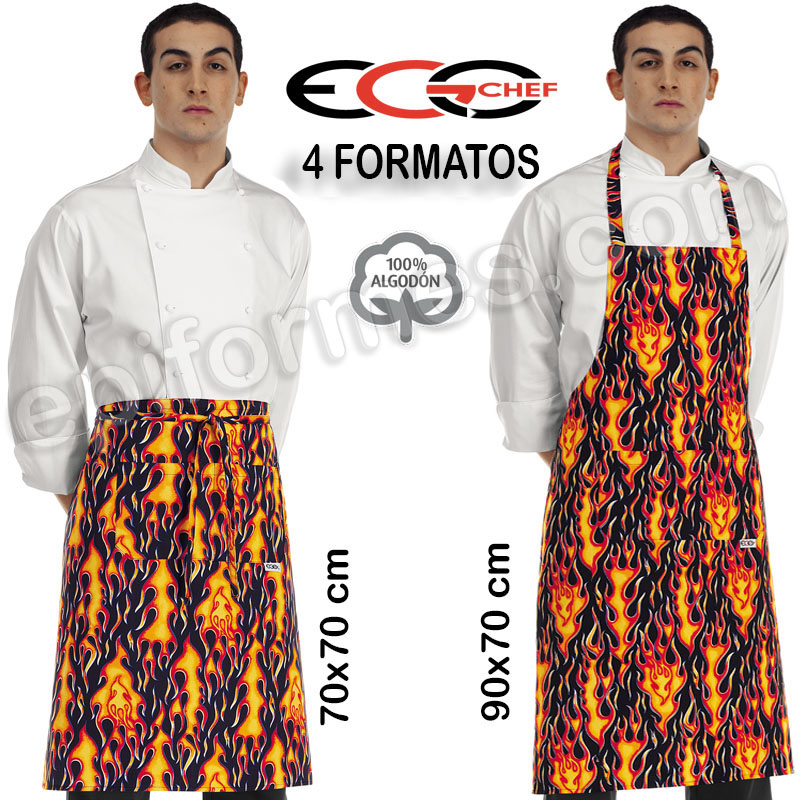 Delantales Egochef Modelo llamas