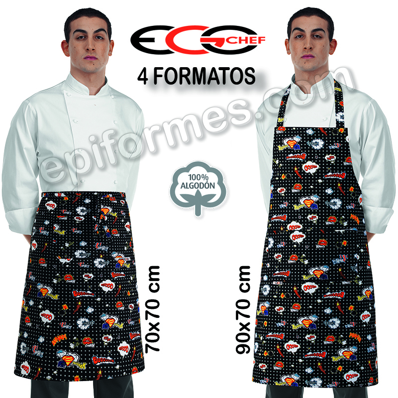 Delantales Egochef Modelo pop-art