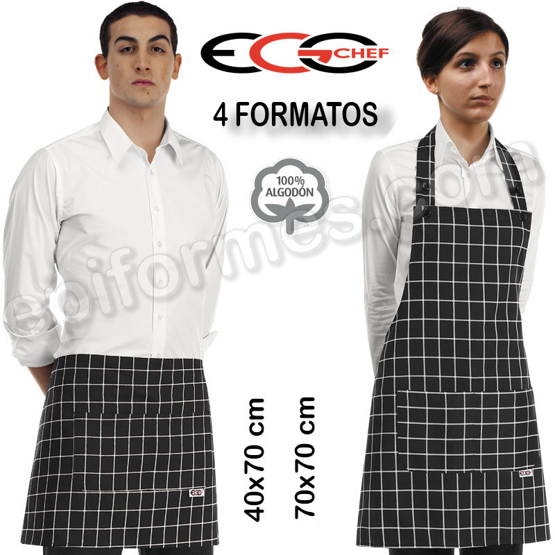 Delantales Egochef Modelo square