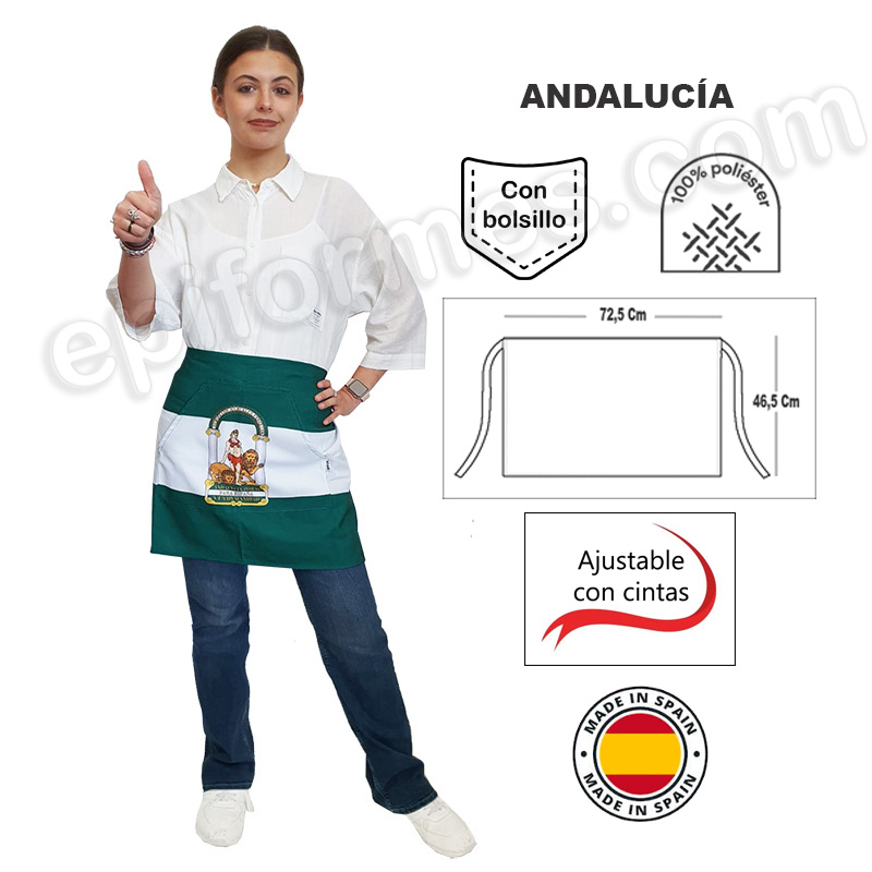 Delantal bandera Andalucía