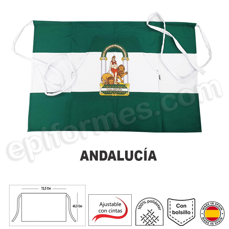 Delantal bandera Andalucía