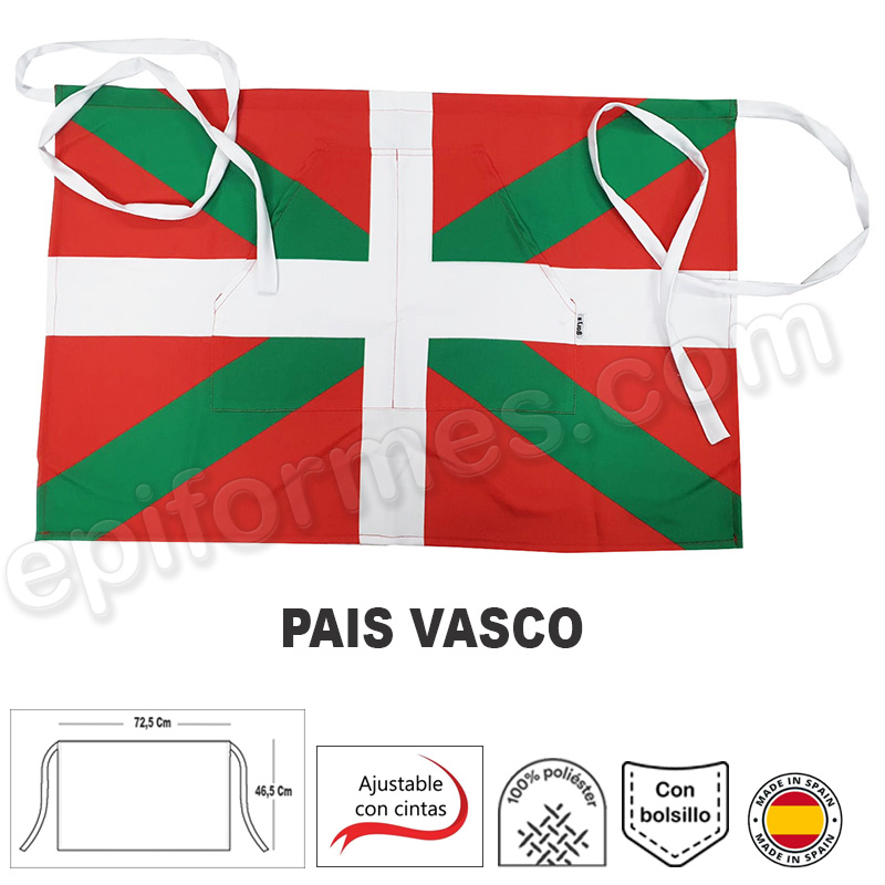Delantal bandera País Vasco
