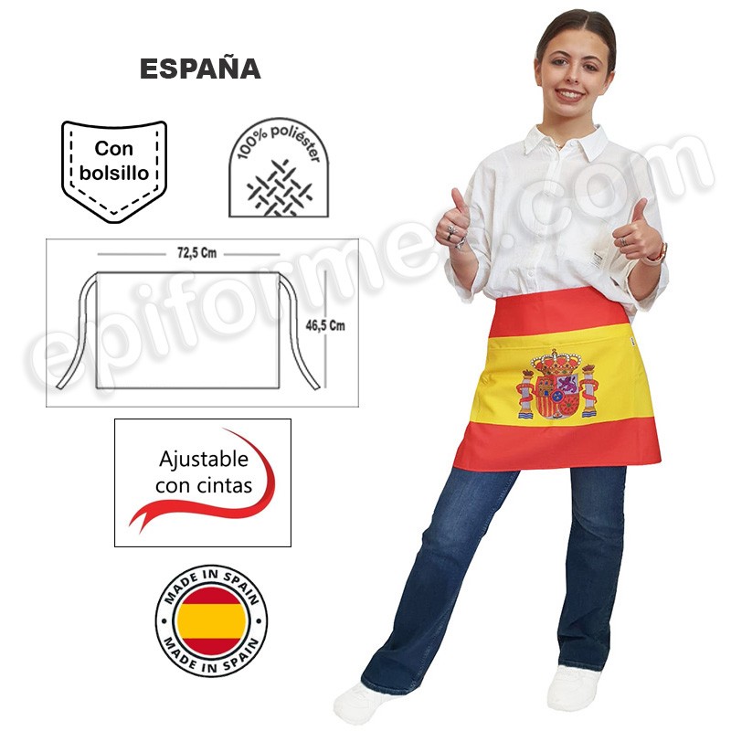 Delantal bandera España