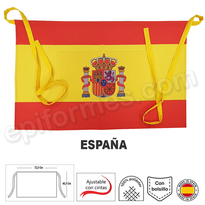 Delantal bandera España