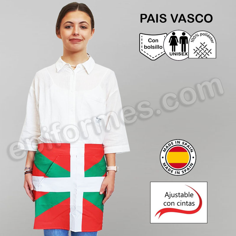 Delantal bandera País Vasco