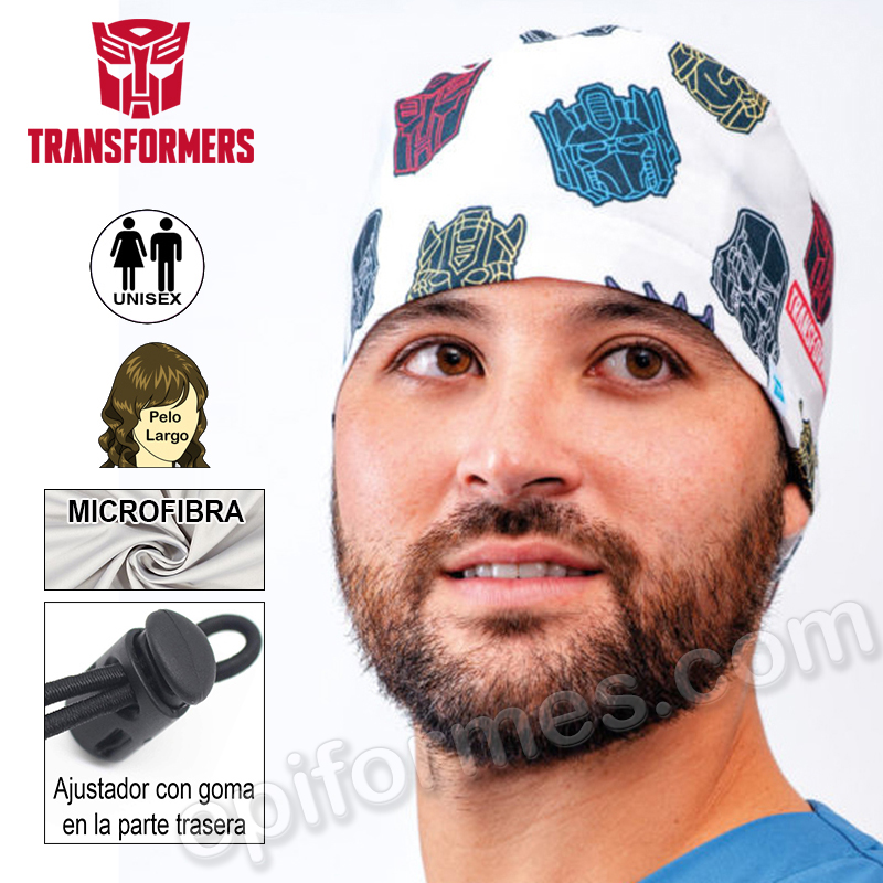 Gorro quirófano Transformers