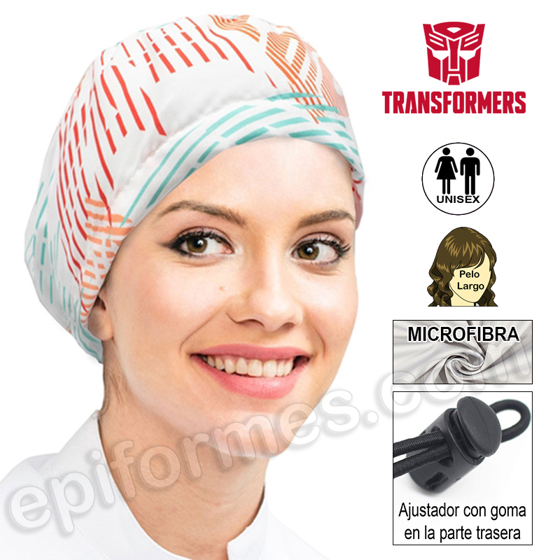 Gorro quirófano Transformers