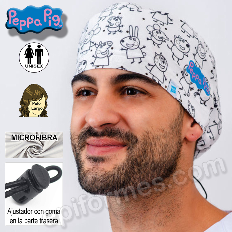 Gorro quirófano Peppa Pig