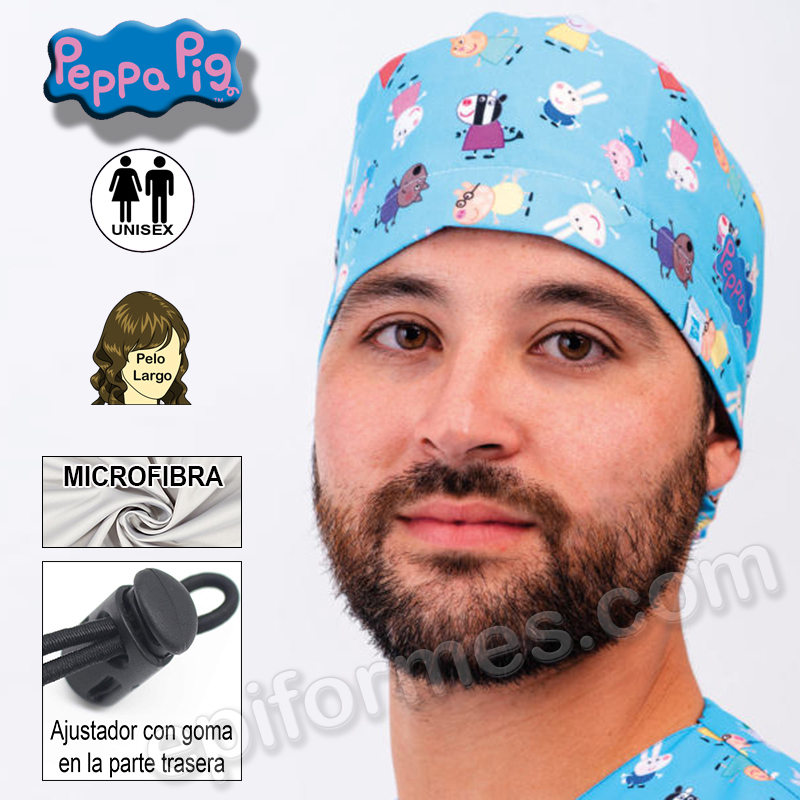 Gorro quirófano Peppa Pig