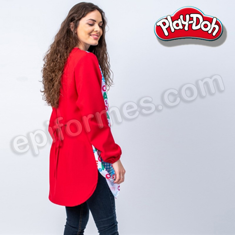 Bata de maestra play doh letters