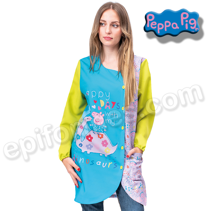 Bata de maestra peppa pig, dinosaurs