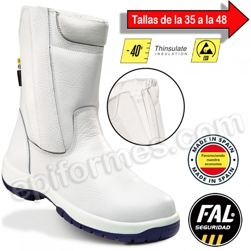 Bota alimentación,-40º (Bajo cero) blanca