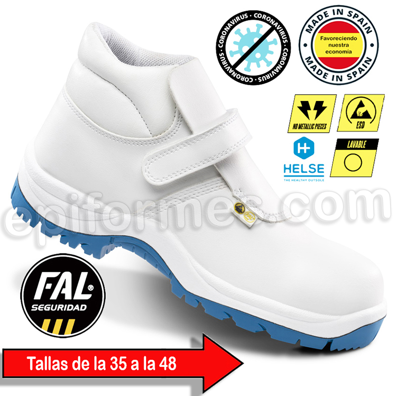 Bota alimentación, suela biocida