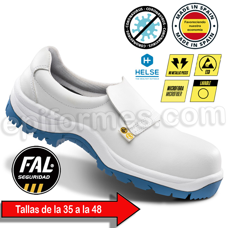 Zapato alimentación, suela biocida