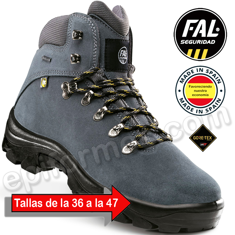 Bota trekking, serraje +gore-tex