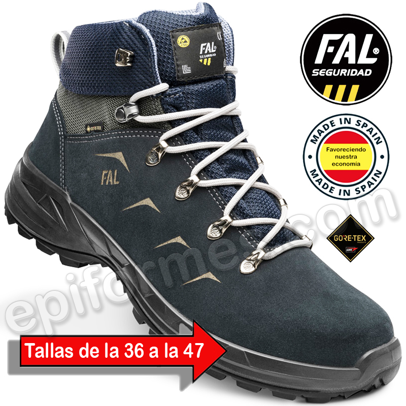 Bota trekking, serraje +gore-tex