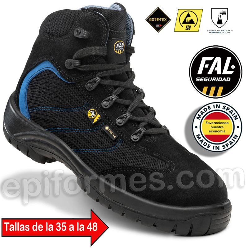 Bota en piel nobuck con Gore-tex