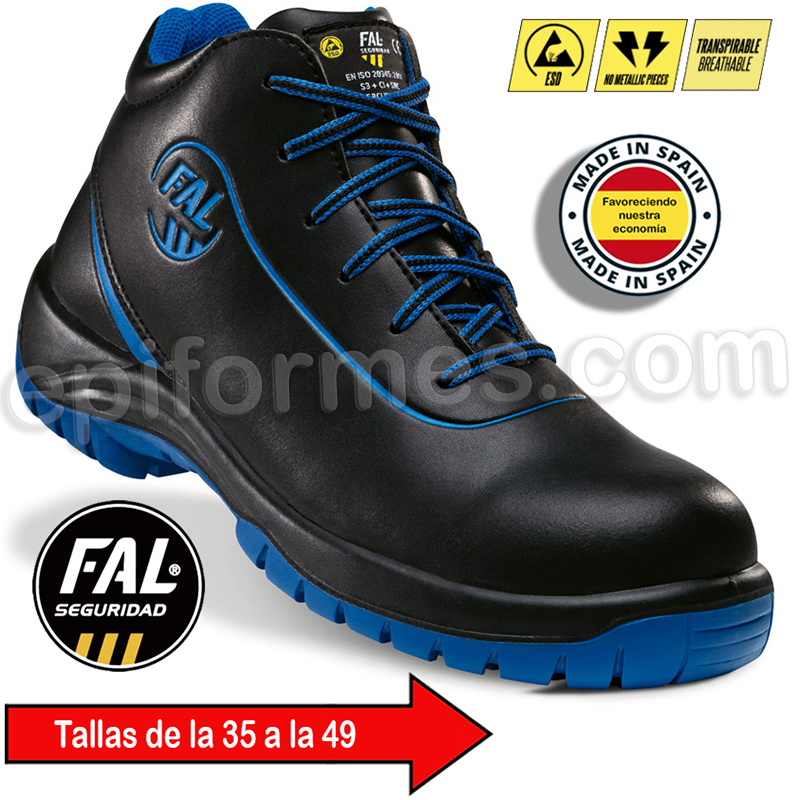Bota resistente salpicaduras  soldadura.