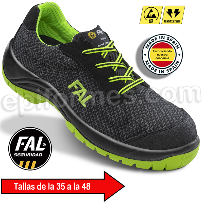 Zapato textil. Puntera no metálica Vincap.