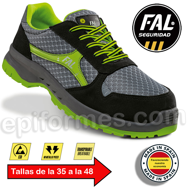 Zapato de seguridad, Astra verde