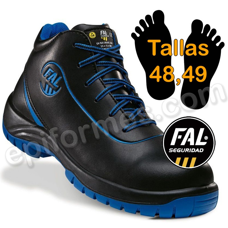 Bota resistente salpicaduras  soldadura.