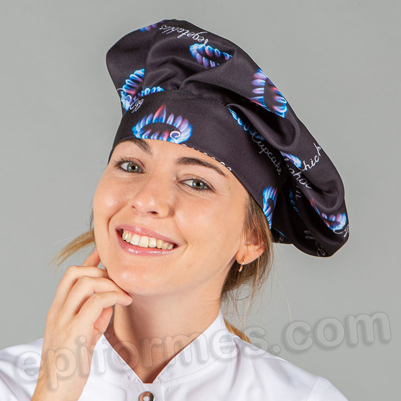 Gorro chef de cocina fogones