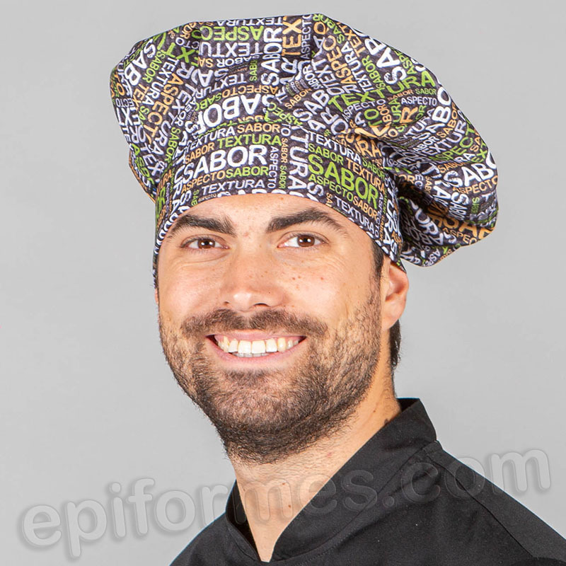 Gorro chef de cocina sabor