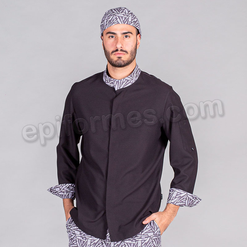 Chaqueta cocinero espalda estampada