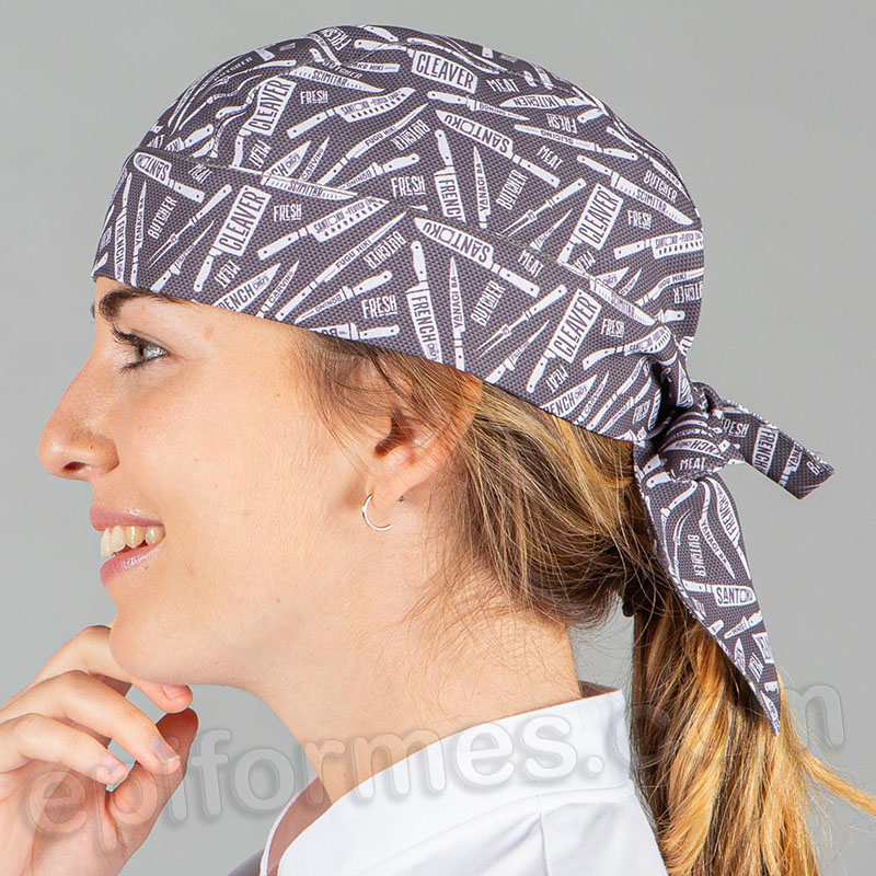 Bandana  cocinero estampada Cleaver