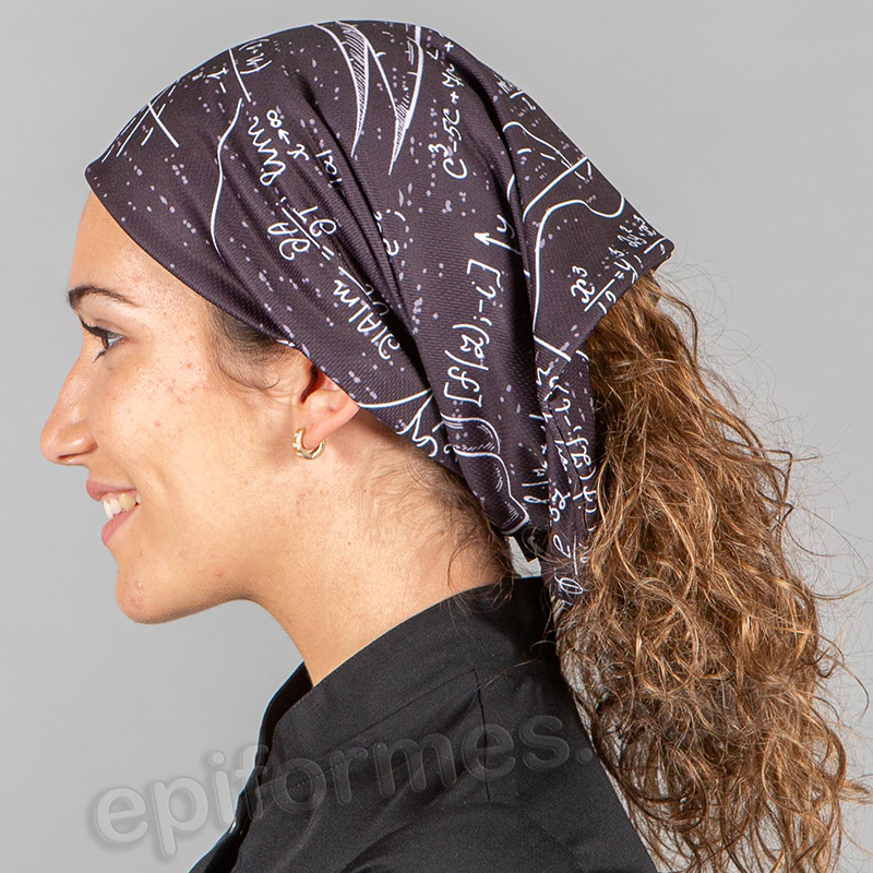 Bandana de cocina unisex ecuación