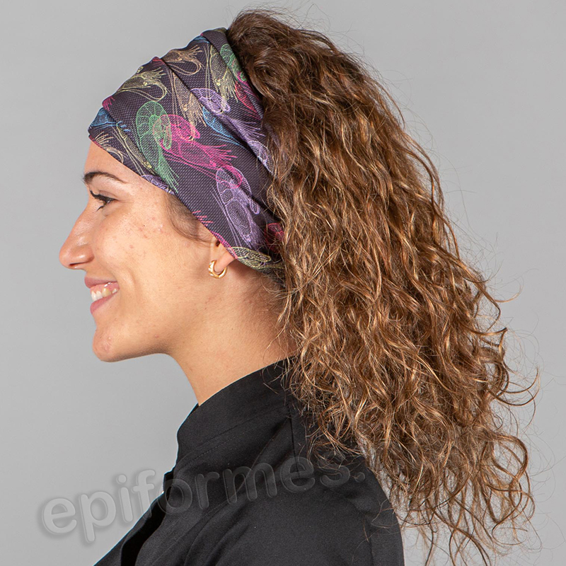 Bandana de cocina unisex gambas