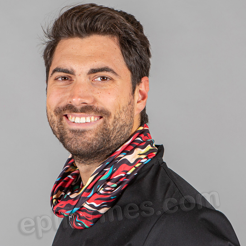 Bandana de cocina unisex llamas