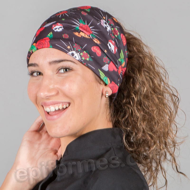 Bandana de cocina unisex tatoo