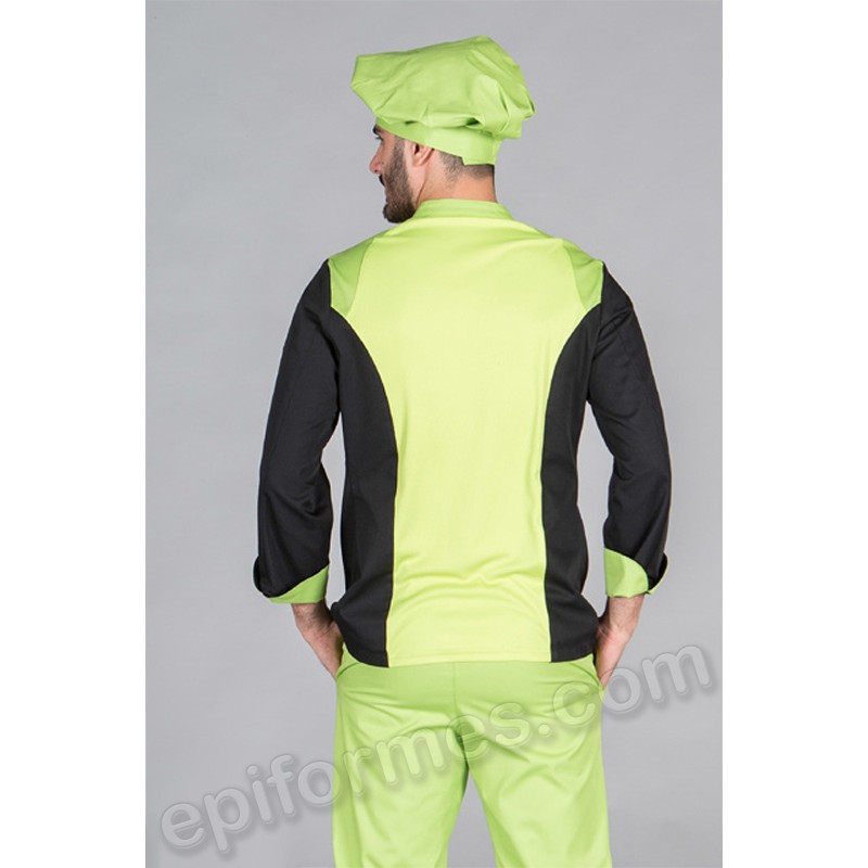 Chaqueta cocina unisex combinada