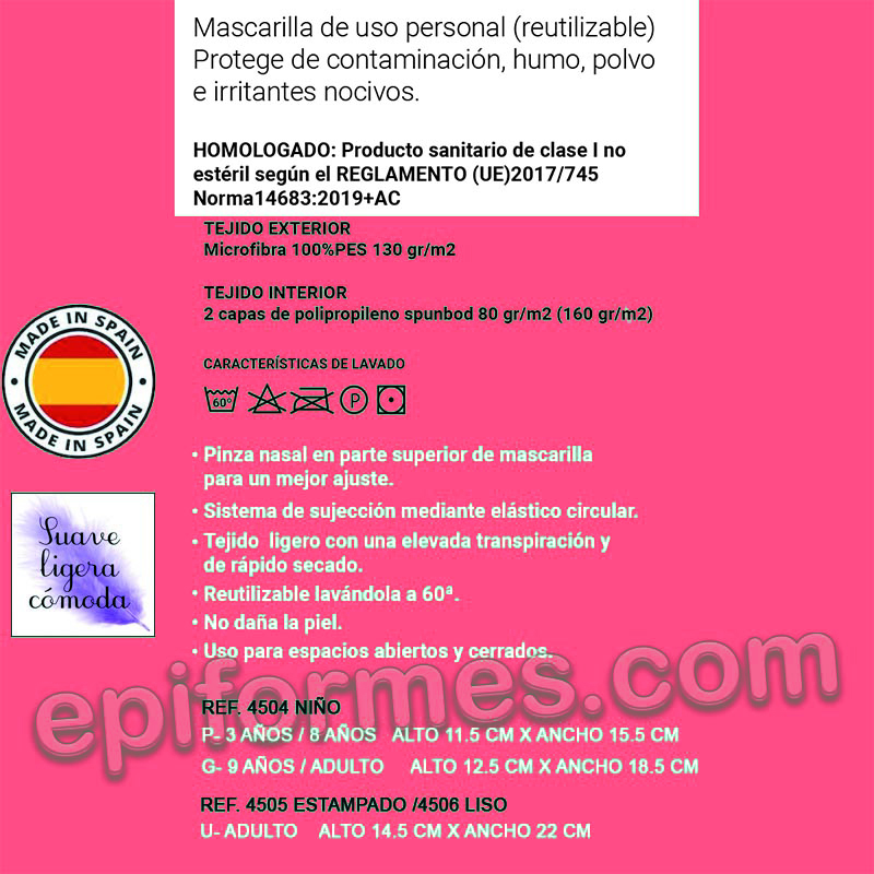 Mascarilla HOMOLOGADA pinturas