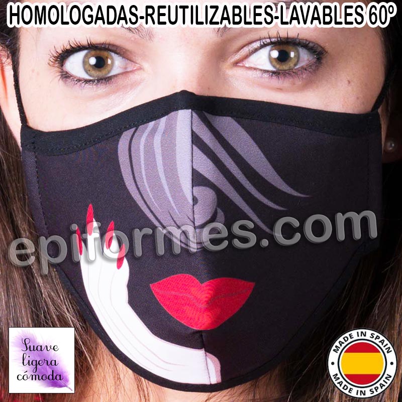 Mascarilla HOMOLOGADA  labio y uñas