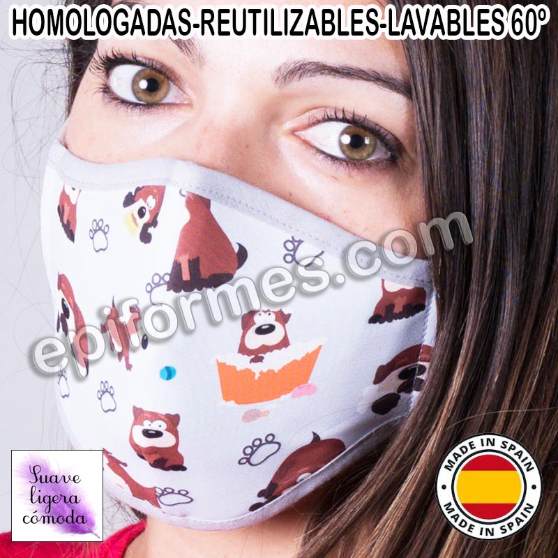 Mascarilla HOMOLOGADA  perros