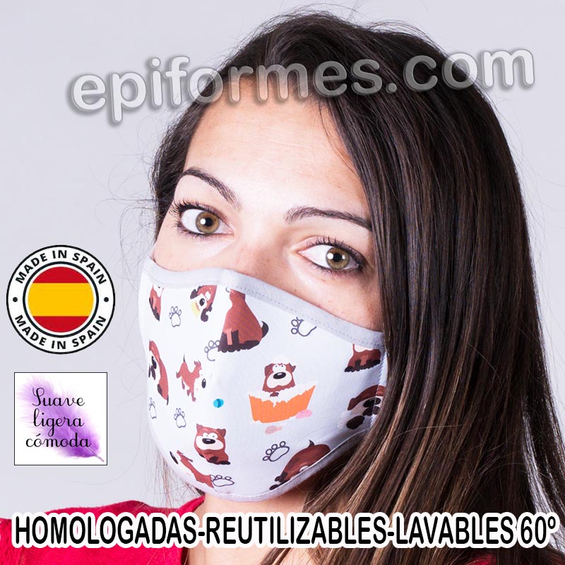 Mascarilla HOMOLOGADA  perros